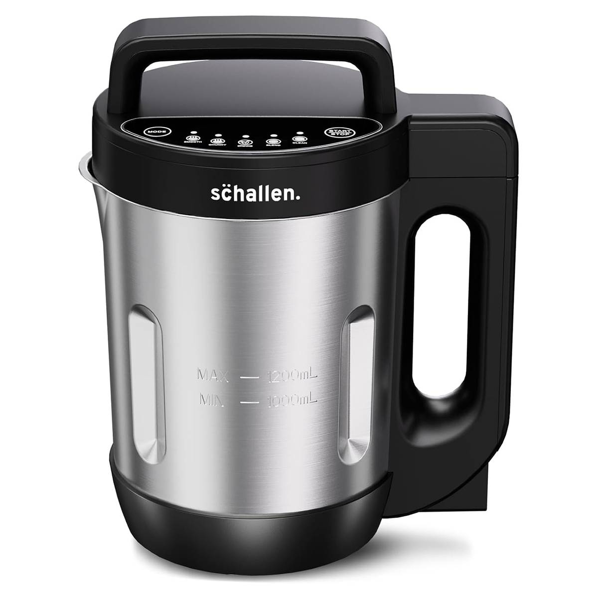 Schallen Soup Maker 1.2L Stainless Steel Jug & Bowl with Intelligent Control - Image 1