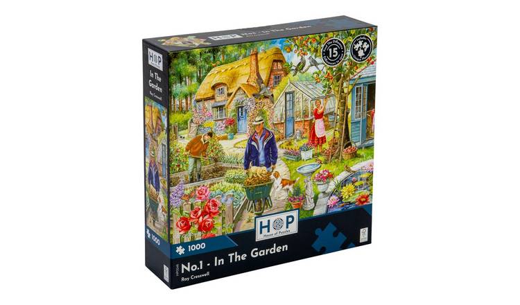 The House of Puzzles No.1 - In The Garden 1000 Piece Jigsaw Puzzle