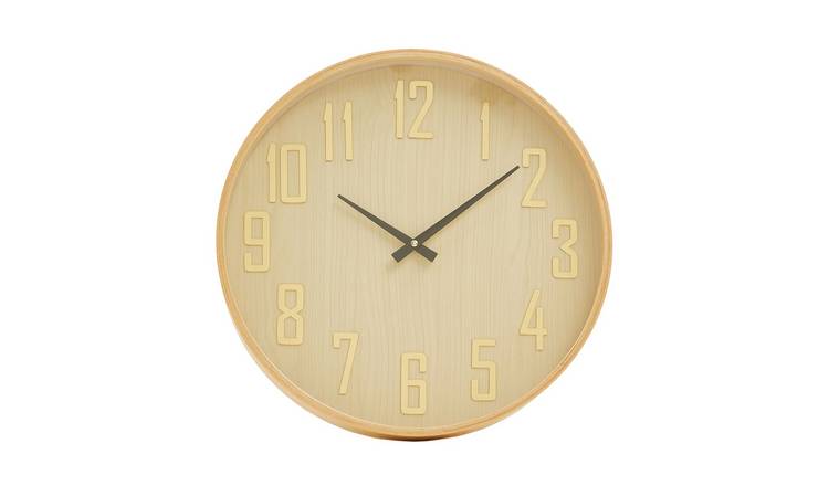 Orsina Vitus 40cm Dia Wall Clock - Natural