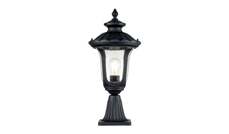 Elstead Chicago Pedestal Light - Textured Black