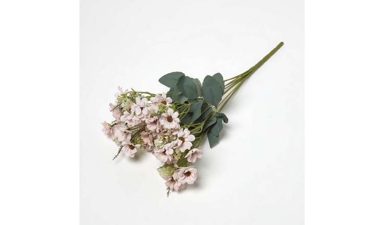 Homescapes Handcrafted Wild Daisy Artificial Flower Bouquet - Pink