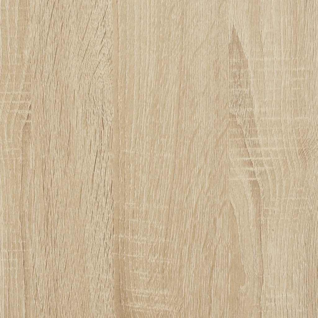 Walplus 3 Drawer Engineered Wood Bedside Cabinet - Light Oak - 39 x 35 x 65 cm - Image 9
