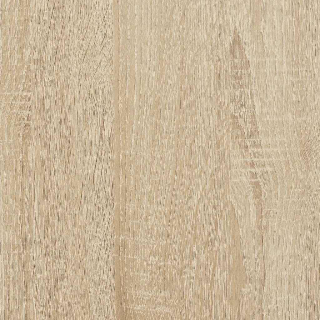 Walplus 3 Drawer Engineered Wood Bedside Cabinet - Light Oak - 39 x 35 x 65 cm - Image 9