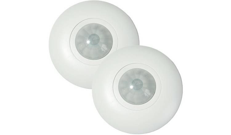 Loops Direct Set of 2 PIR Occupancy Timer Light Switch - White
