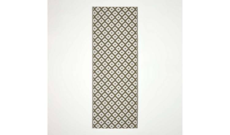Homescapes May Geometric Waterproof Reversible Outdoor Rug - 75 x 200 cm