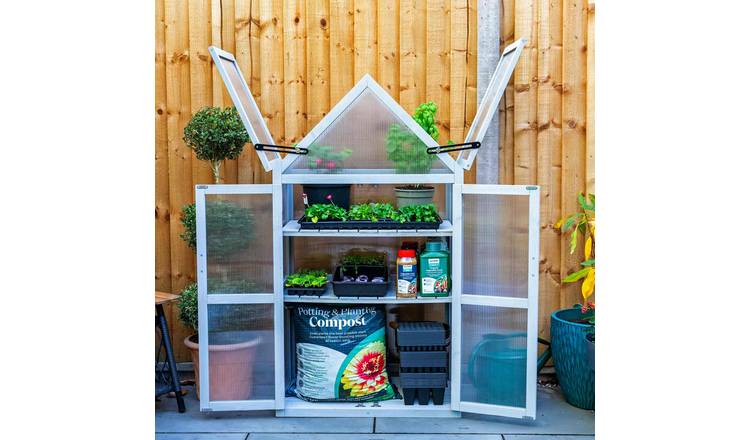 Westland Grow It Wooden Growhouse - Dove Grey