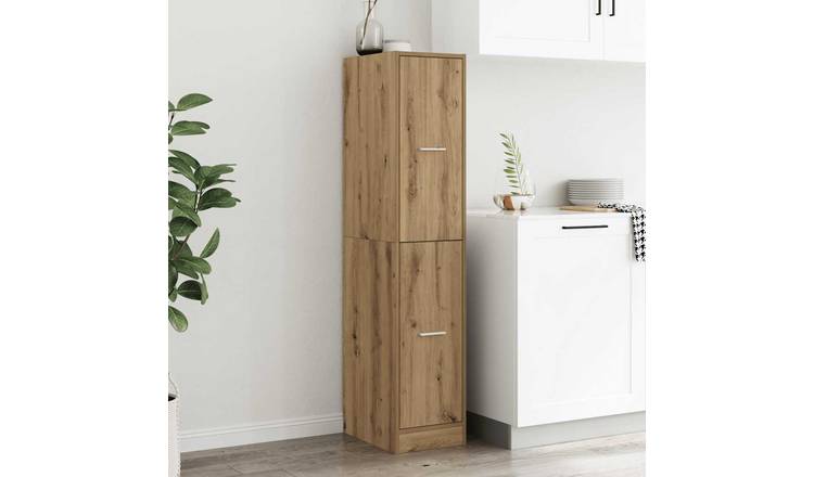 Walplus Engineered Wood Cabinet - Oak - 30 x 41 x 144.5 cm