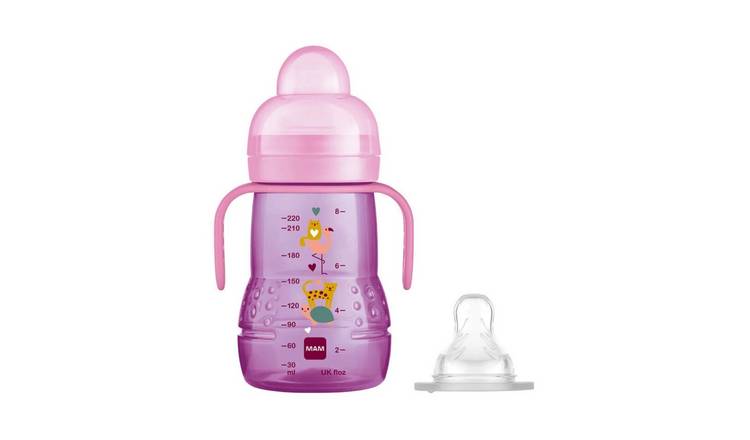 MAM Trainer+ 2-in-1 Cup 220 ml - Pink
