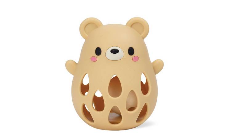 Tiger Tribe Silicone Rattle - Bear Birth +