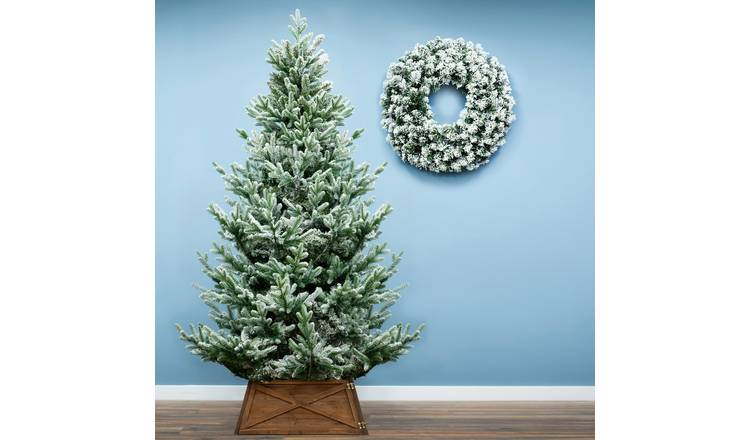 Christmas Tree World 6ft Frosted Ultra Mountain Pine Christmas Tree