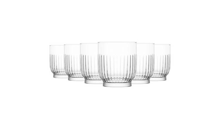 LAV Tokyo Whiskey Glasses - Clear - Pack of 6