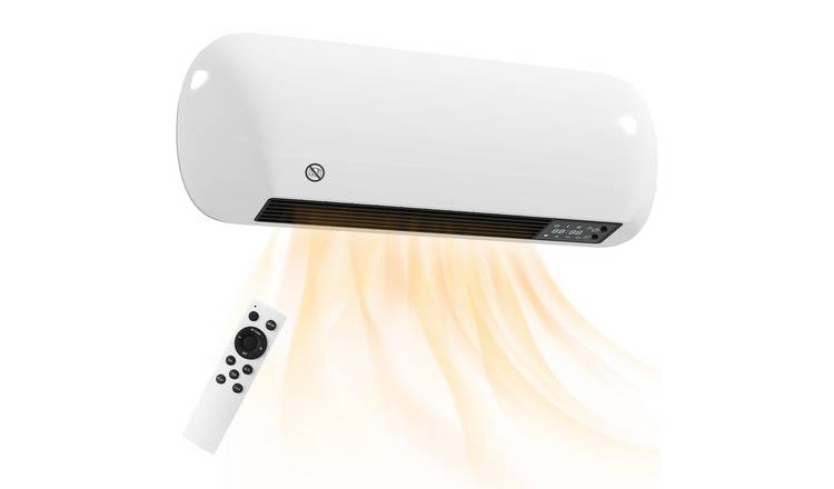 HOMCOM 2000W Ceramic Space Heater with Fan - White