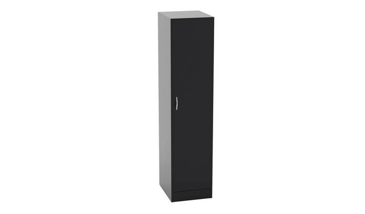 Vida Designs Riano 1 Door Wardrobe - Black