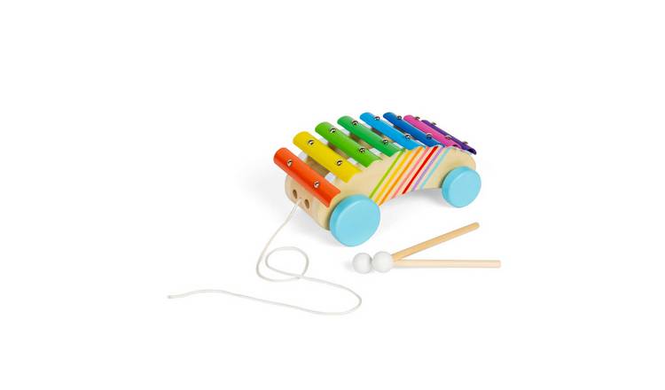 Bigjigs Toys Pull Along Xylophone - 18 Months +