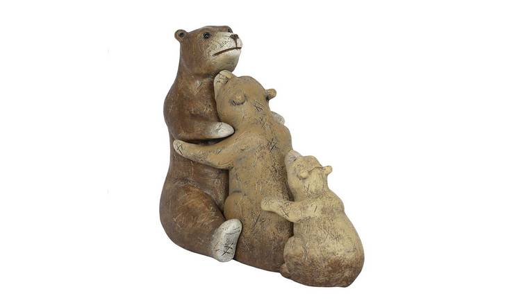 Something Different Bear Family Ornament - Brown