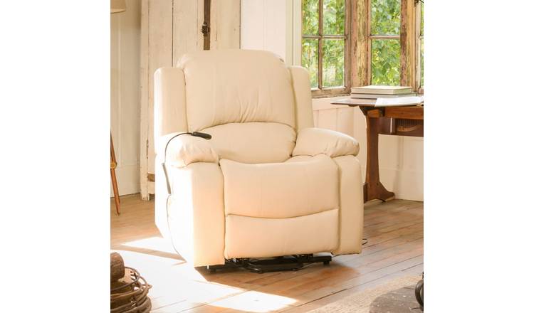 Artemis Home Glendale Electric Riser Recliner with Massage and Heat - Cream
