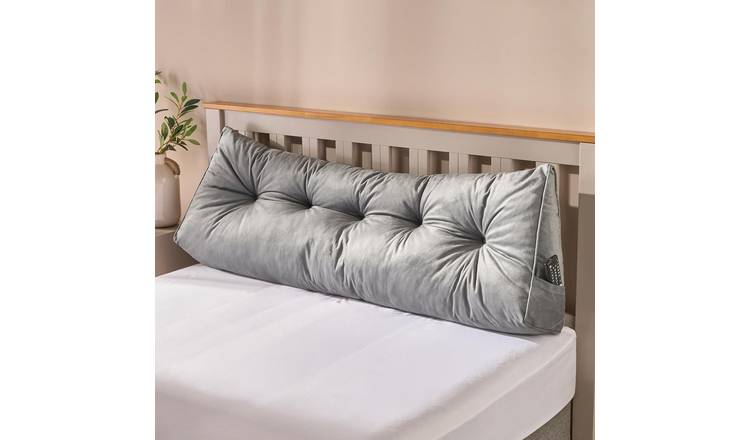 OHS Backrest Headboard Wedge Pillow - Grey