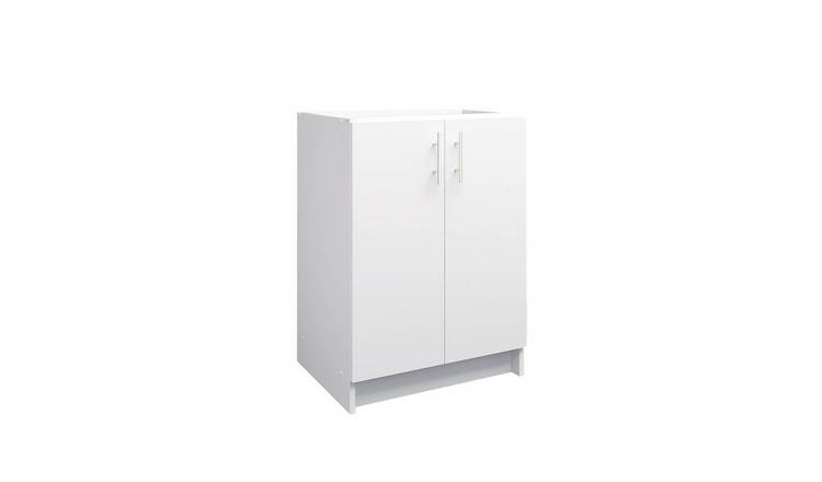 JD Greta 600mm Base Cabinet with 2 Doors - White Matt