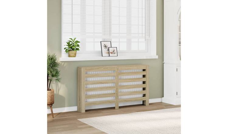 Walplus Engineered Wood Radiator Cover - Sonoma Oak - 149 x 20 x 82 cm