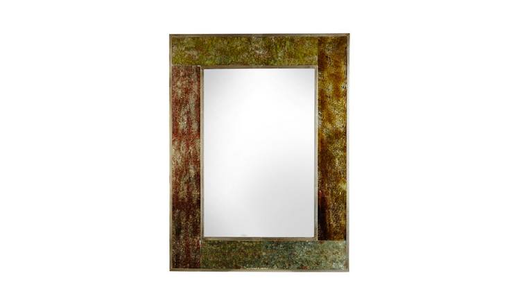 Orsina Deco Antique Effect Wall Mirror - Gold