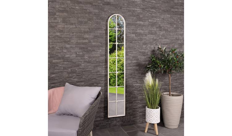 Charles Bentley San Marino Arch Weather Resistant Mirror - White
