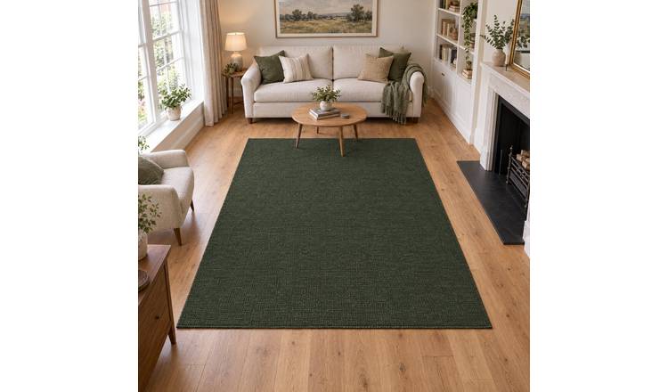 Ted Baker Green Greenwich Wool Rug - 200 x 300cm