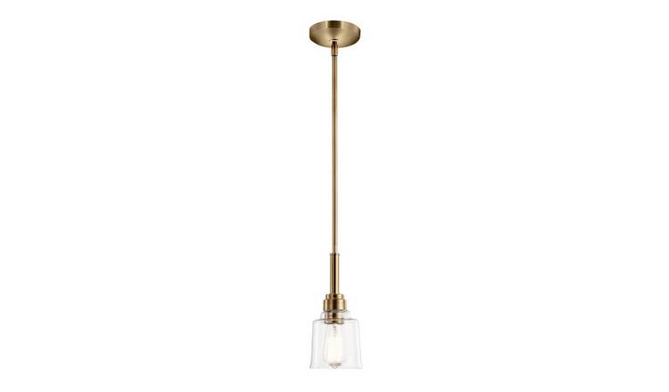 Elstead Kichler Dome Pendant Light - Weathered brass