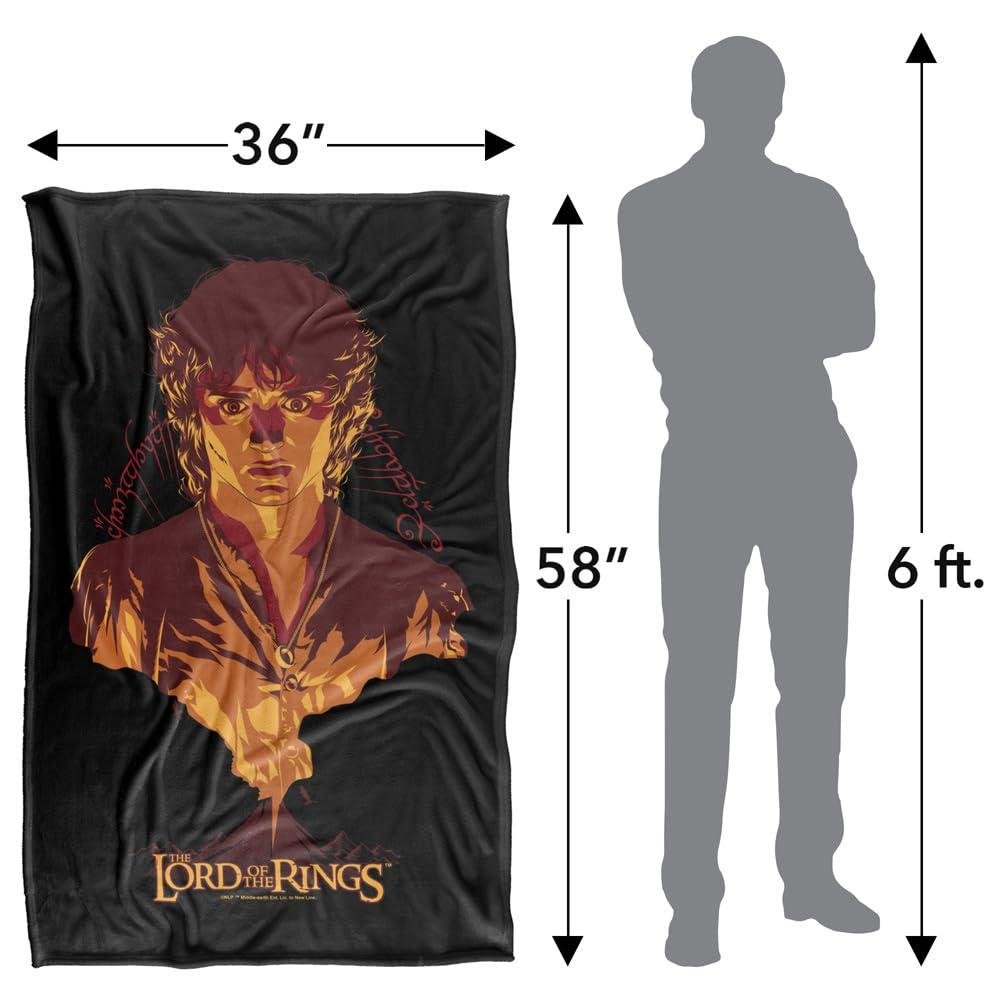 The Lord of the Rings: The the King Frodo Mount Doom Blanket - 152cm x 127cm - Image 4