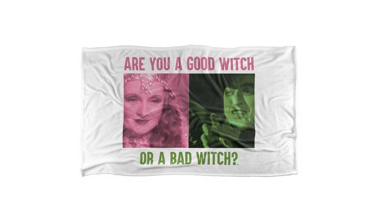 The Wizard Of Oz Good Witch Or Bad Witch Soft Touch Blanket - 127cm x 152cm