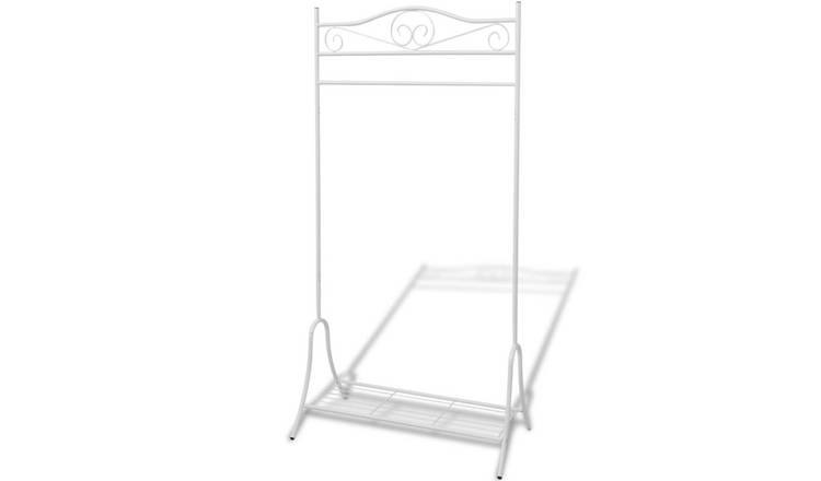 Walplus Steel Clothing Rack - White - 90 x 44 x 174 cm