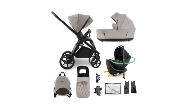 My Babiie 3-in-1 Travel System with Rotating i-Size Car Seat - Mink