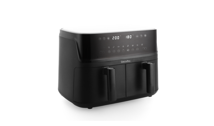 Greenpan 10L Dual Air Fryer XXL - Black