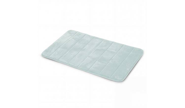 Keplin Memory Foam Non-Slip Bath Mat - 50 x 80cm - Light Blue