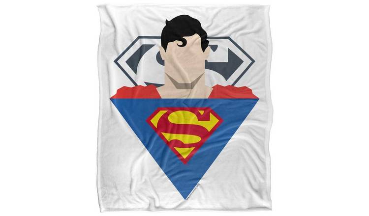 Superman Simple Supes Soft Touch Blanket - 147cm x 91cm