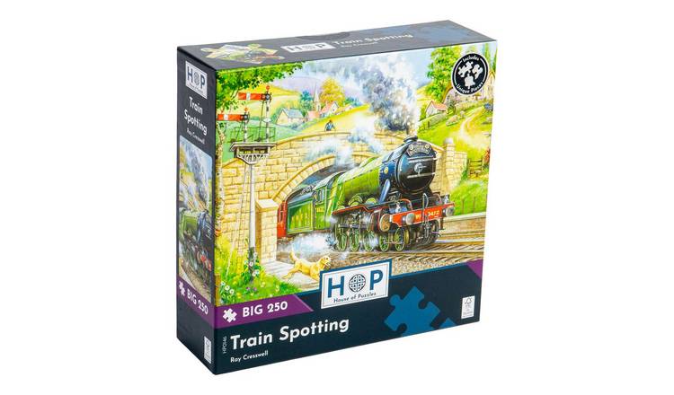 The House of Puzzles Train Spotting BIG 250 Piece Jigsaw Puzzle
