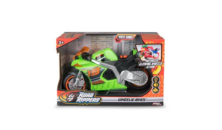 Nikko Road Rippers Wheelie Bikes Nitro Race Bike - Green