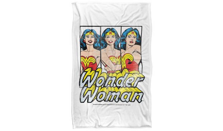 Wonder Woman Panels Soft Touch Blanket - 152cm x 127cm