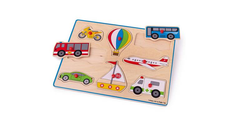Bigjigs Toys Lift Out Puzzle (Transport) - 3 Years +