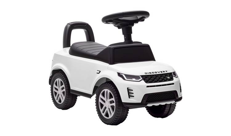 AIYAPLAY Land Rover Engine Sounds Under Seat Storage Kids Sliding Car - White