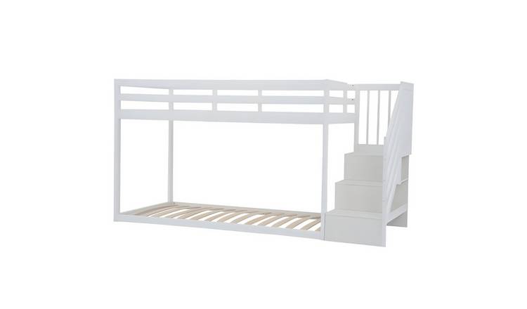 Noa & Nani Nia Bunk Bed with Storage Staircase - White
