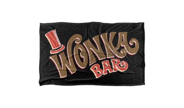 Willy Wonka & The Chocolate Factory Wonka Bar Soft Touch Blanket - 91cm x 147cm