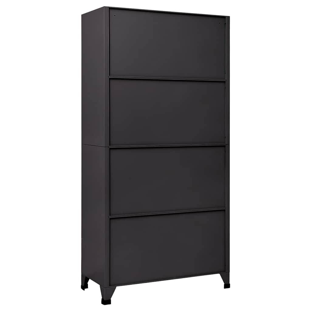 Walplus Steel 15 Door Locker Cabinet - Grey and White - 90 x 40 x 180 cm - Image 5