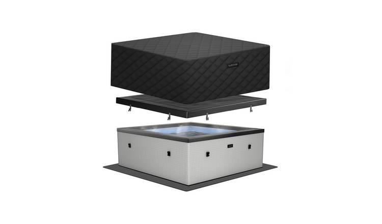 Wave Garda 4-Person Eco Foam Hot Tub with EnergySave Bundle - Graphite Grey