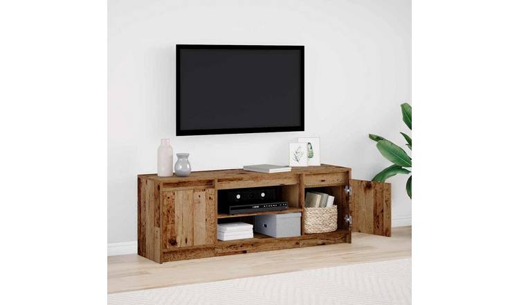 Walplus Engineered Wood TV Units - Brown - 139.5 x 34 x 50 cm