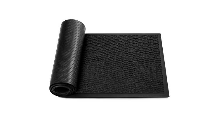 Keplin Washable Non-Slip Indoor and Outdoor Doormat 50 x 80cm - Anthracite