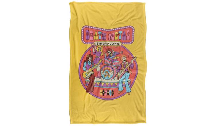 Steven Rhodes Death Metal Singalong Soft Touch Blanket - 147cm x 91cm