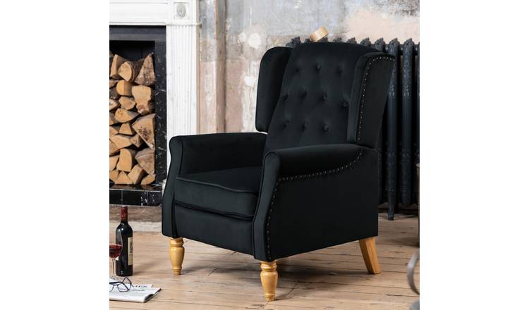 Artemis Home Annapoli Recliner Armchair - Black