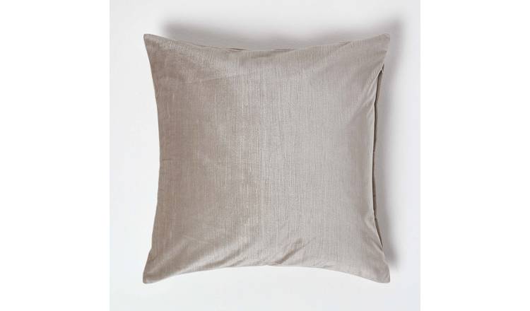 Homescapes Cream Velvet Cushion Cover - 45 x 45 cm