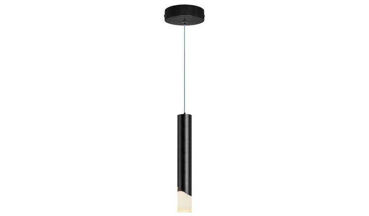 Energy Light Bulbs 3W LED Tube Ceiling Pendant Light - Black