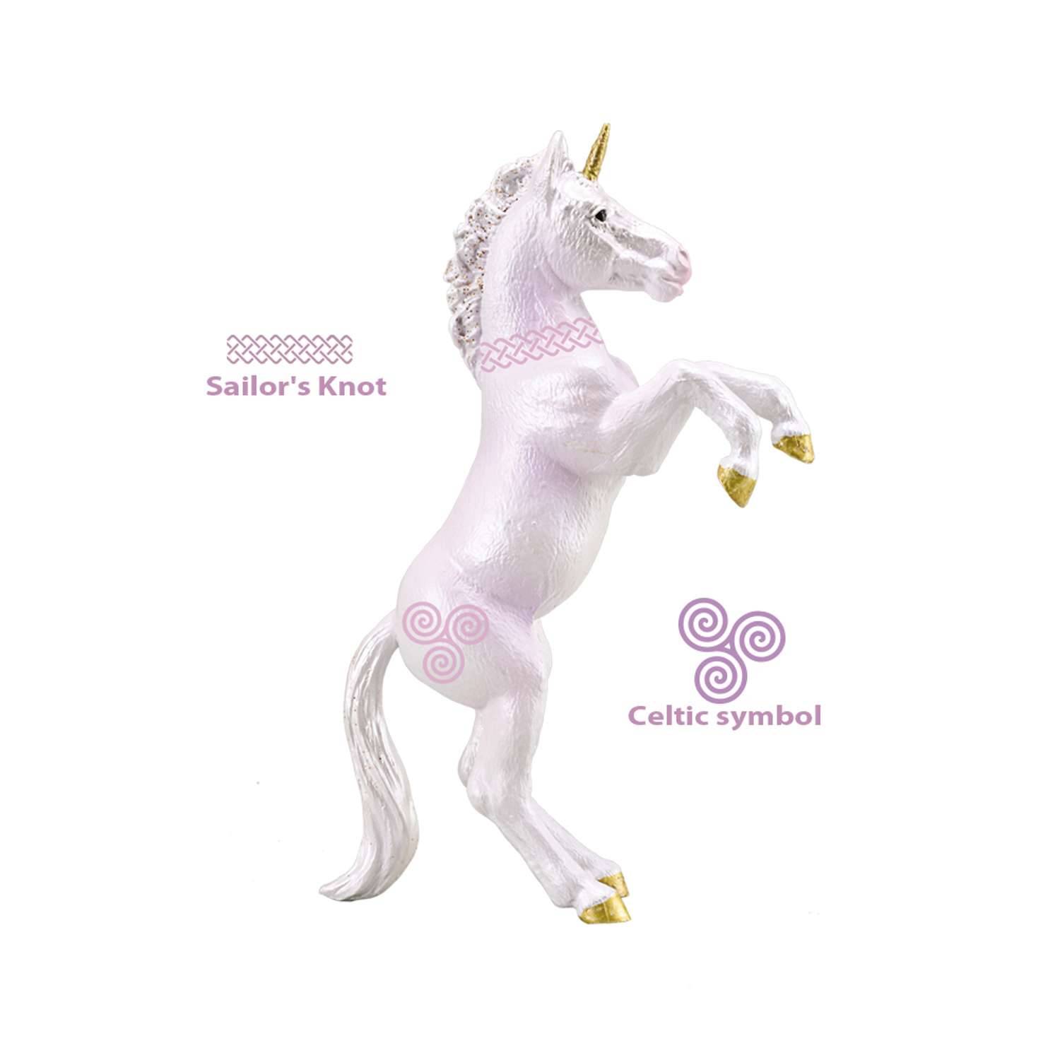 CollectA Unicorn Foal Rearing Pink - 3 Years + - Image 1